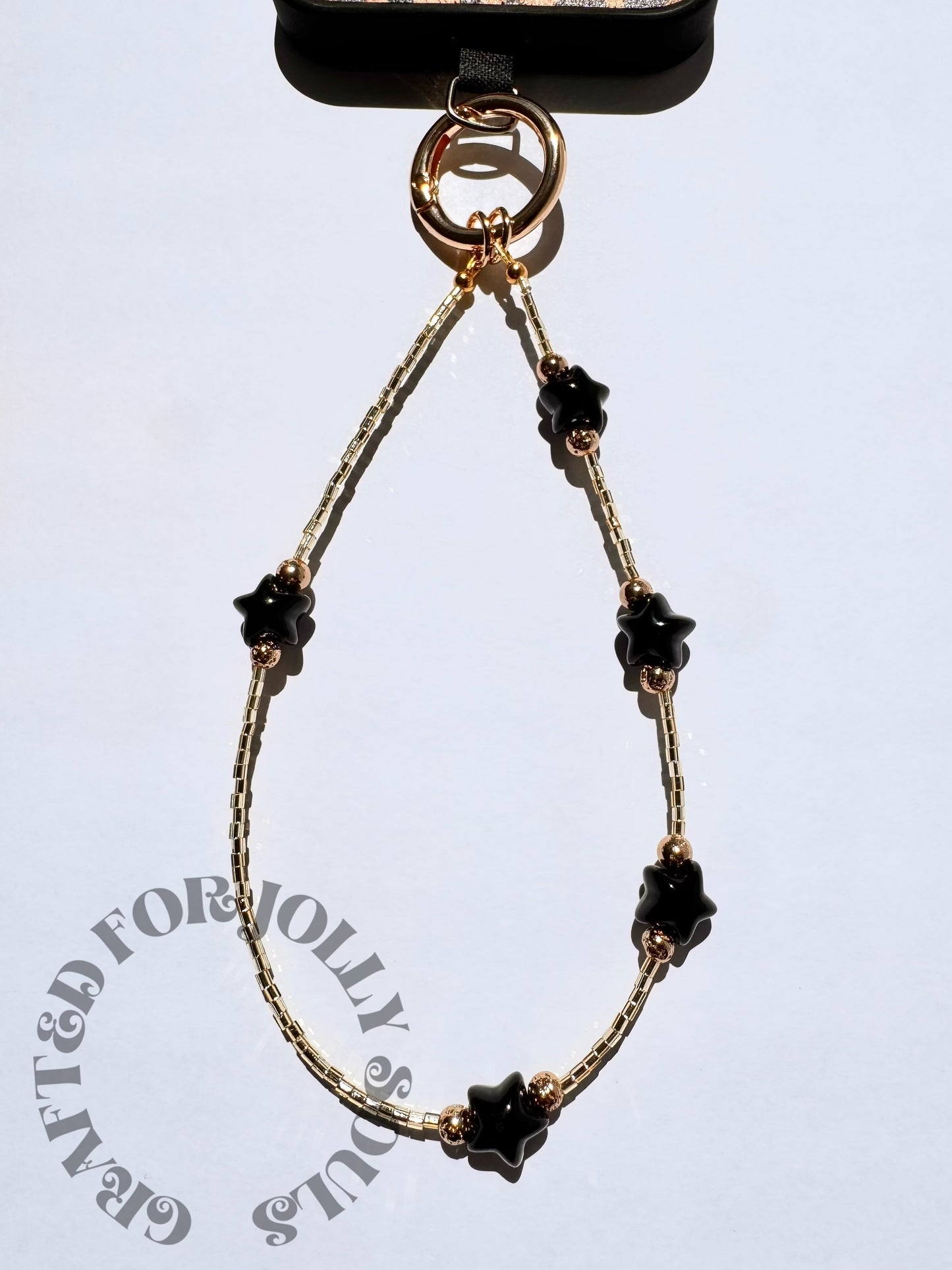 Starlight Wristlet - Obsidian Gold