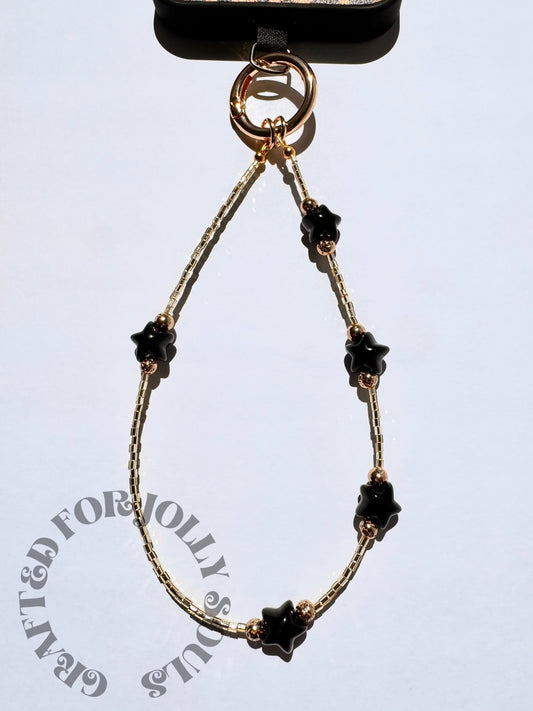 Starlight Wristlet - Obsidian Gold